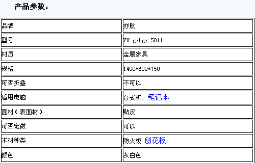 钢制办公桌的产品参数.png